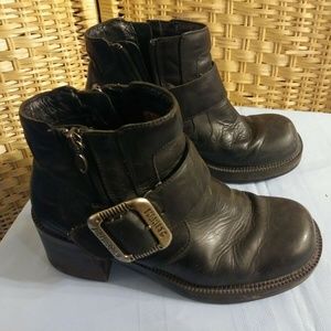 Vintage Harley-Davidson Size 8.5 Black Boots